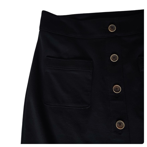 Banana Republic - Black Side Zip Pencil Skirt Size 10 - Picture 3 of 13